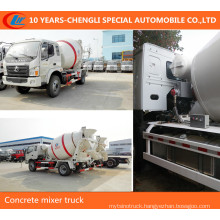 4X2 Small 4m3 Cement Mixer Truck 5m3 Concrete Mixer Truck